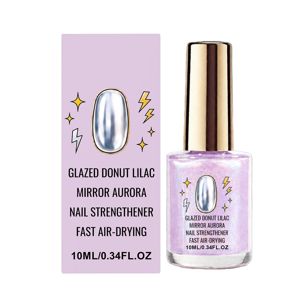 Nail Art Lilac - Glazed Lilac Nail Polish Mirror Aurora