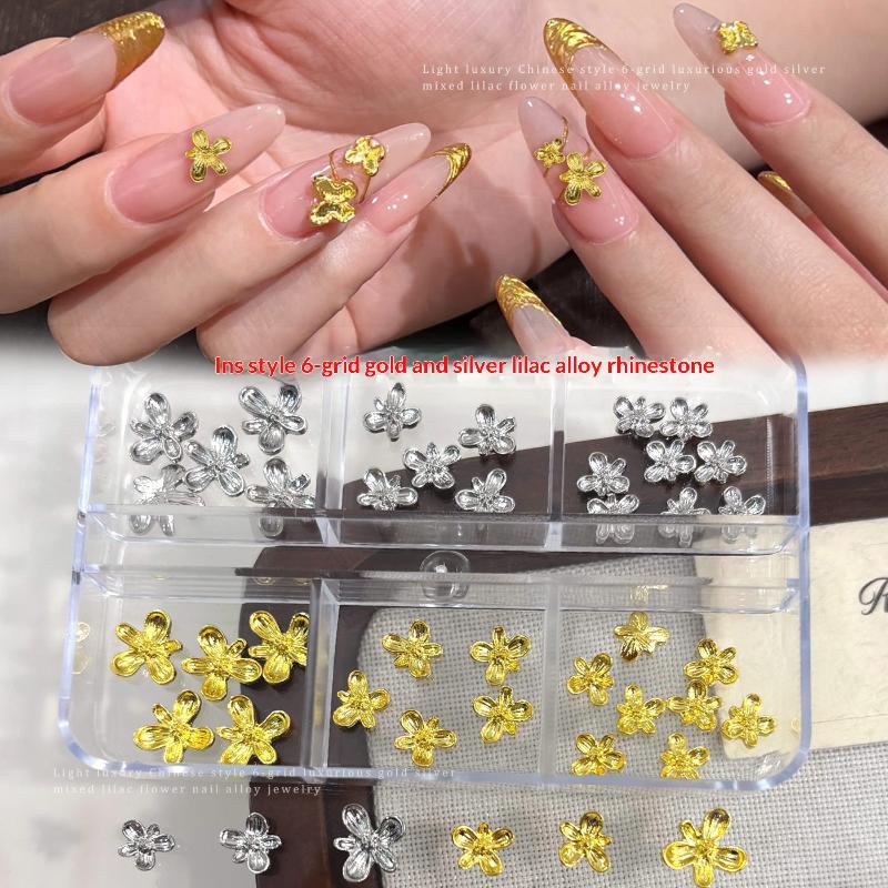 20/30pcs  Lilac Flower 3D Allo - Nail Art Lilac 评论和价格