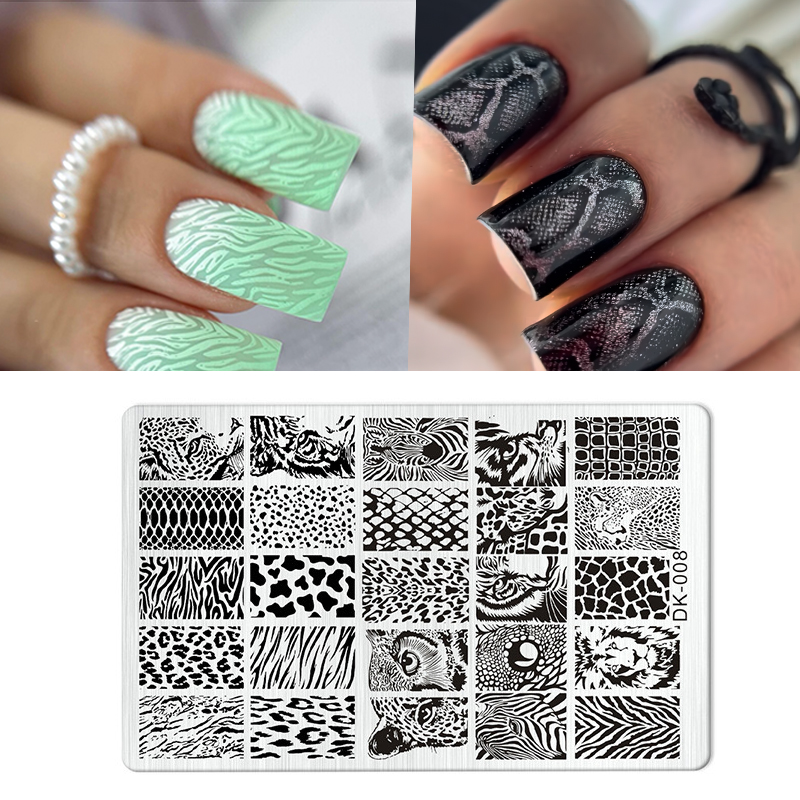 Animal Image Snake Leopard Nai - Nail Art Zebra Design 评论和价格