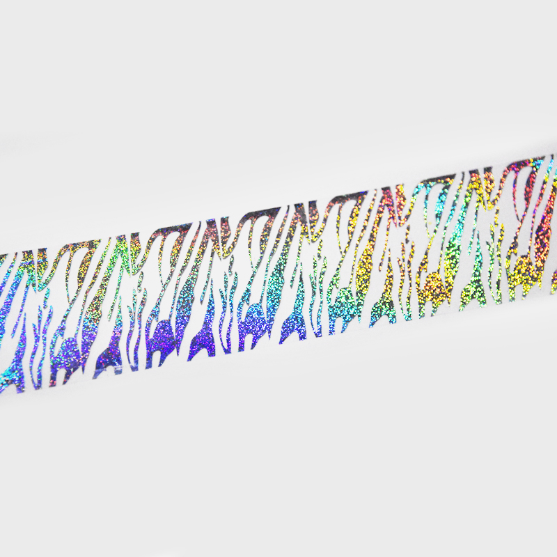 100meters Holographic Zebra Fo - Nail Art Zebra Design 评论和价格