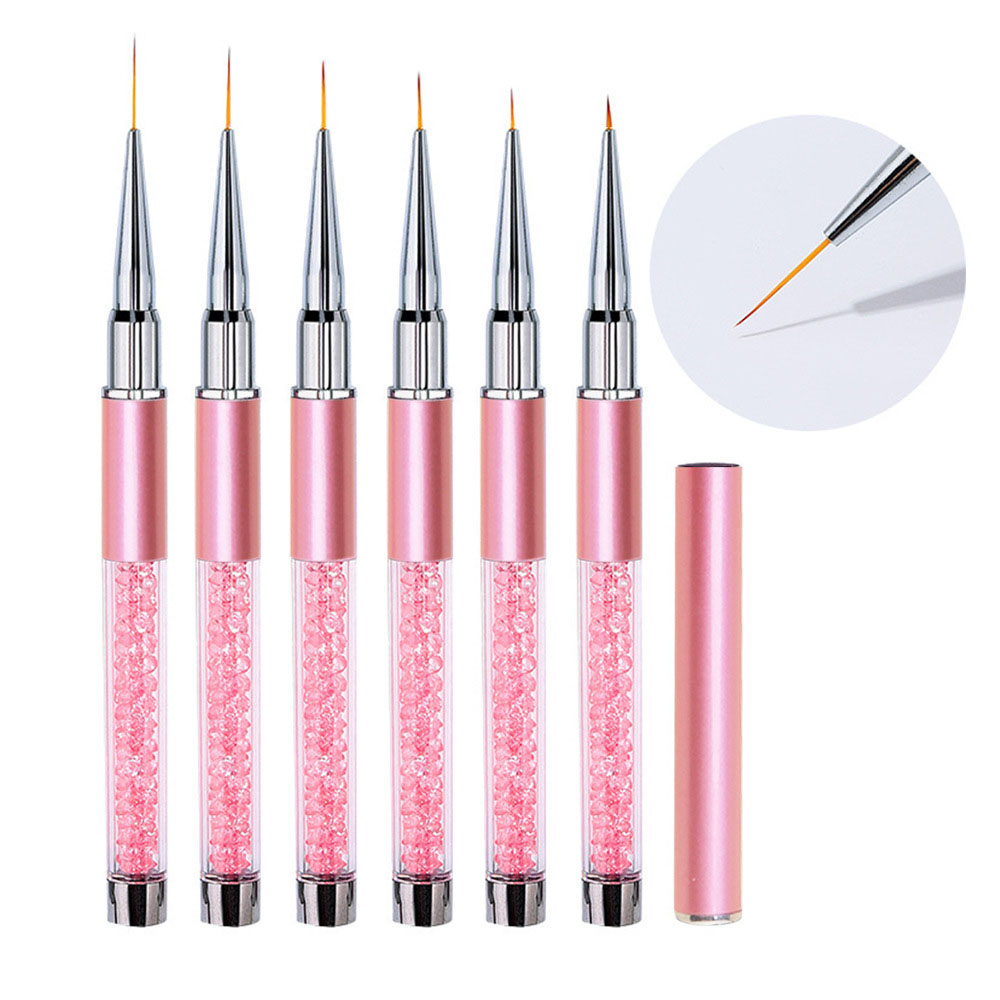 6pcs/Set Acrylic French Stripe - Nail Art Rame 评论和价格