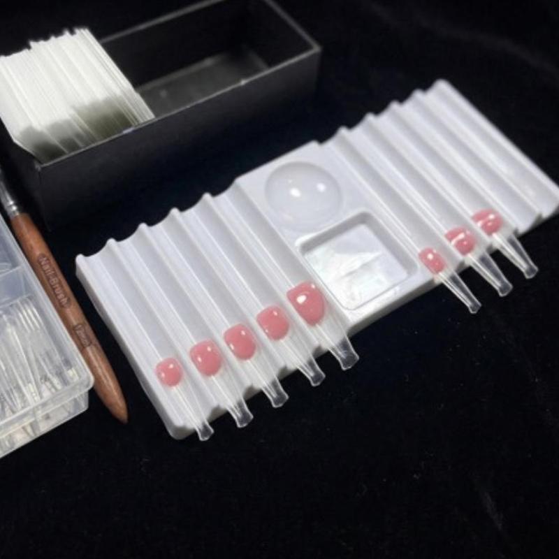 Reusable Nail Art Palette with - Nail Art Rame 评论和价格