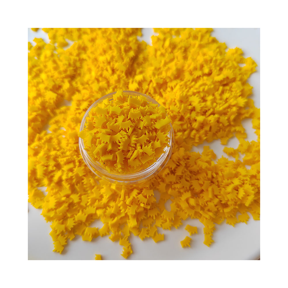 Yellow Crown Slices Polymer Ho - Nail Art Yellow 评论和价格