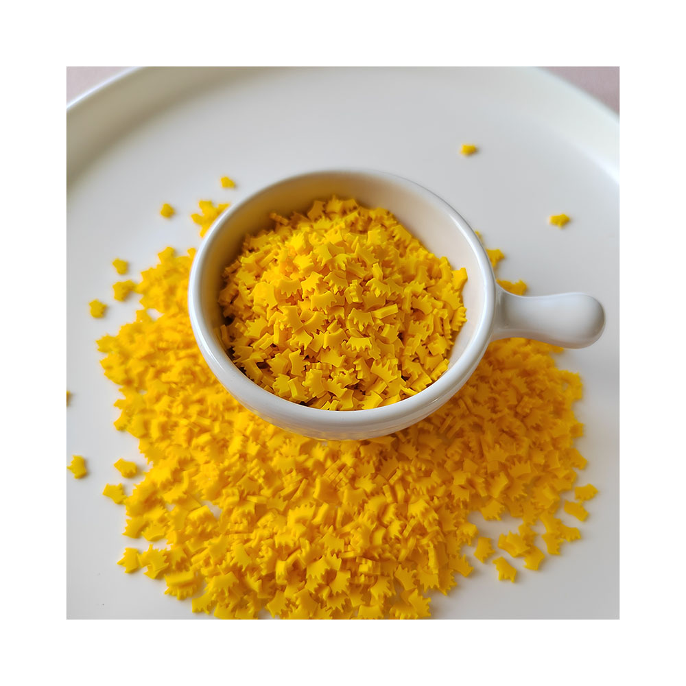 Yellow Crown Slices Polymer Ho - Nail Art Yellow 评论和价格