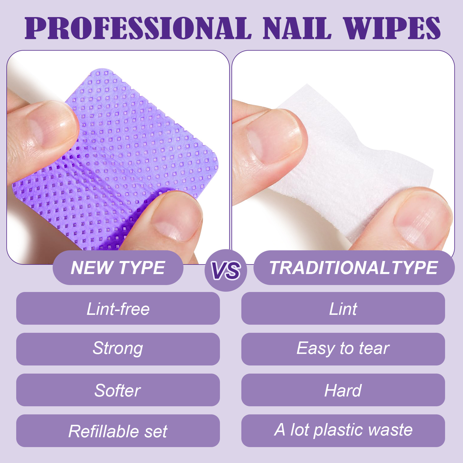 630/1200pcs Lint-Free Gel Nail - Nail Art Ideas 评论和价格