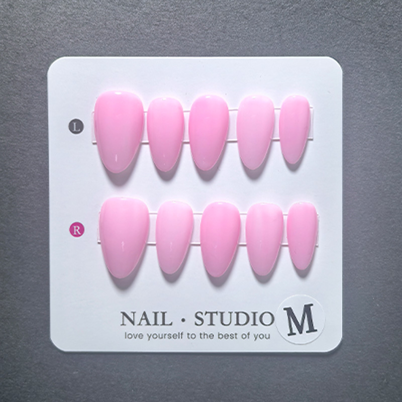 10pcs Almond Press on Nails Ha - Nail Art Yellow 评论和价格