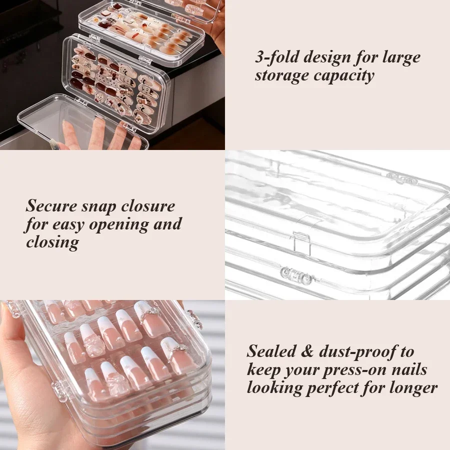 Clear Foldable Press On Nail S - Nail Art Rame 评论和价格