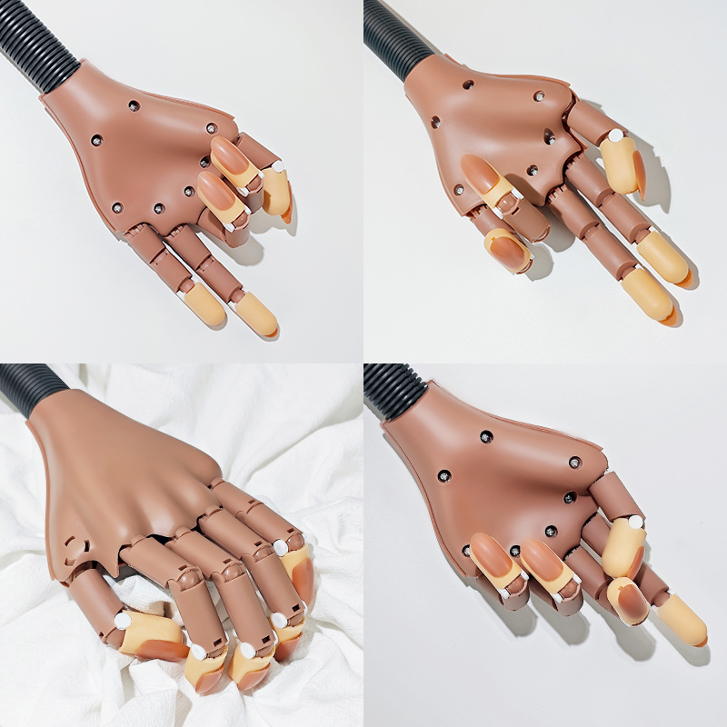 Nail Fake Practice Hand Movabl - Nail Art Rame 评论和价格