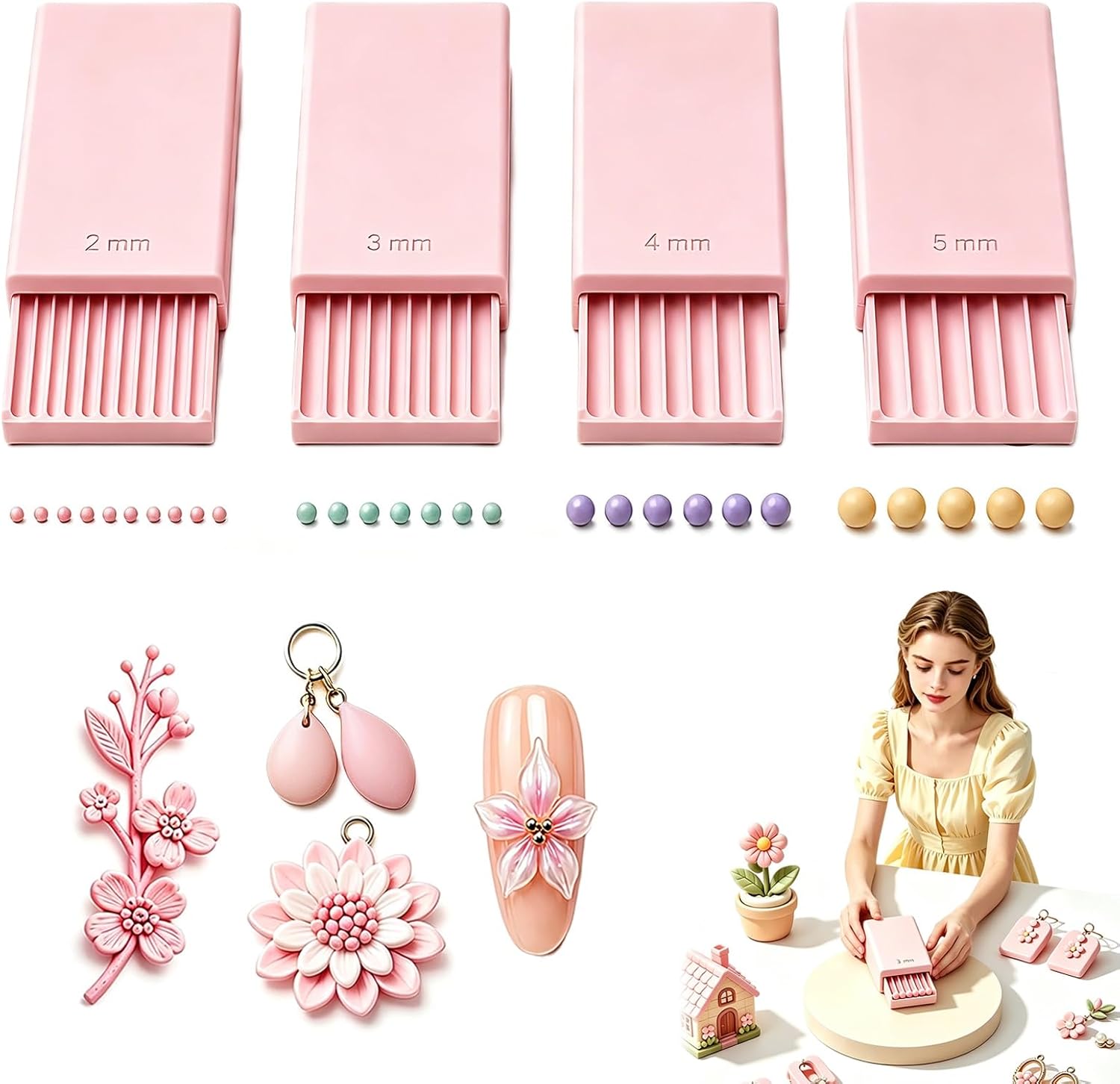 3D Print Clay Gel Ball Maker T - Nail Art Ideas 评论和价格