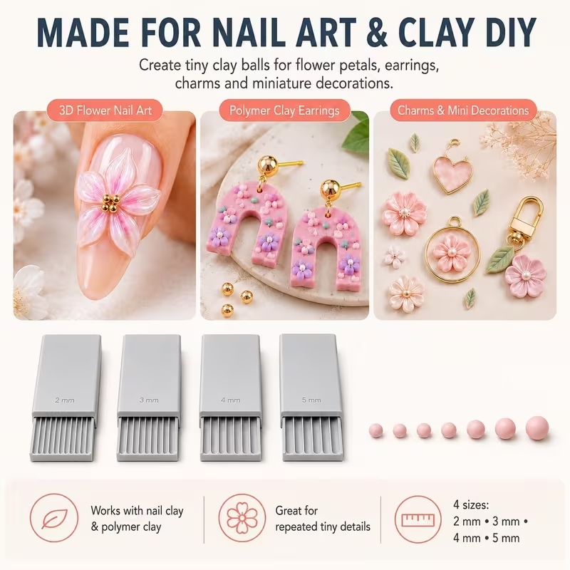 3D Print Clay Gel Ball Maker T - Nail Art Ideas 评论和价格