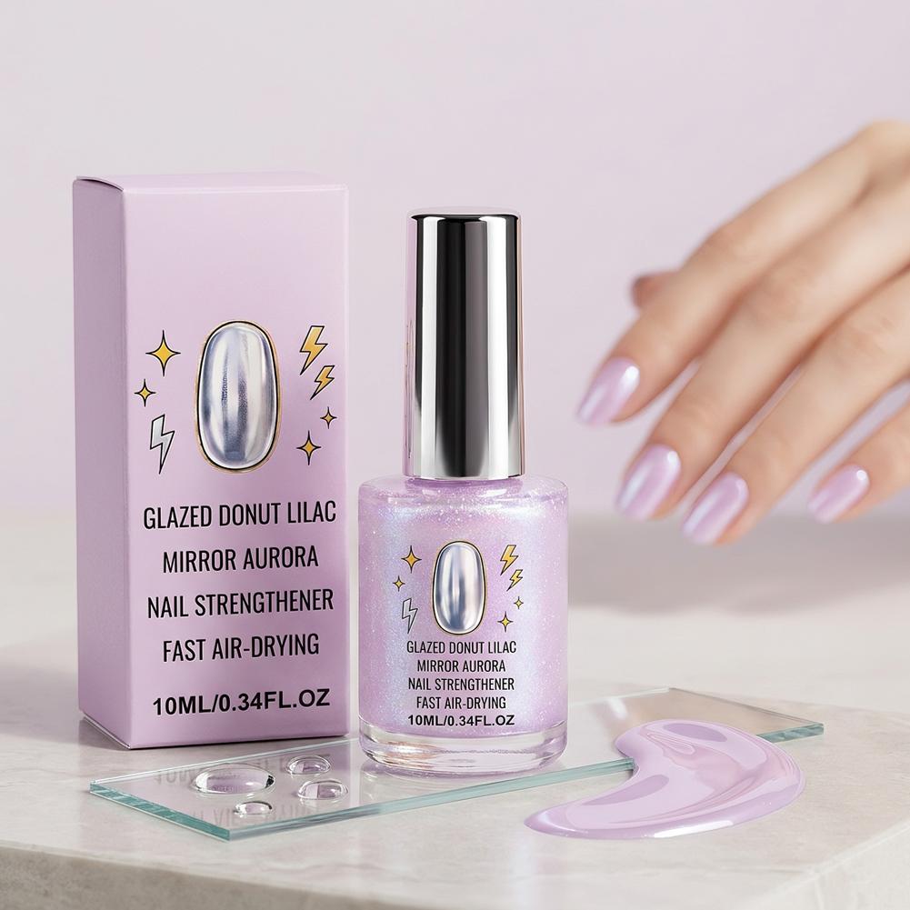 Glazed Lilac Nail Polish Mirro - Nail Art Lilac 评论和价格