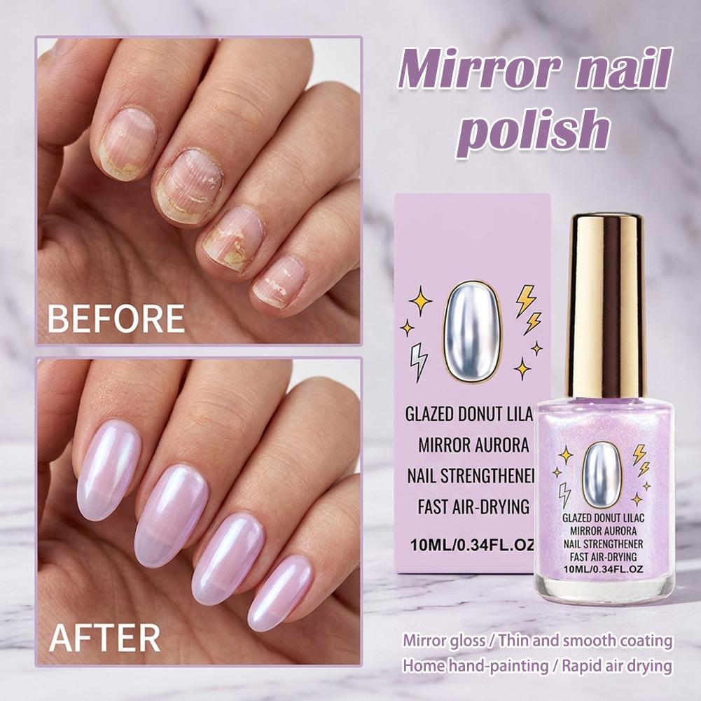 Glazed Lilac Nail Polish Mirro - Nail Art Lilac 评论和价格