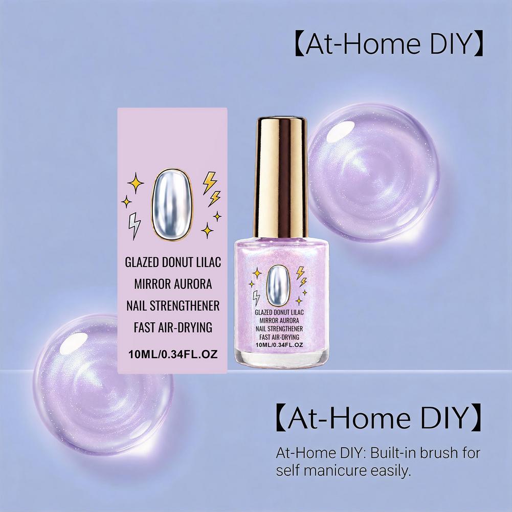 Glazed Lilac Nail Polish Mirro - Nail Art Lilac 评论和价格