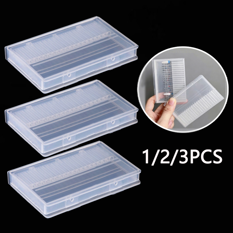 1/2/3PCS 20 Slots Clear Nail D - Nail Art Rame 评论和价格