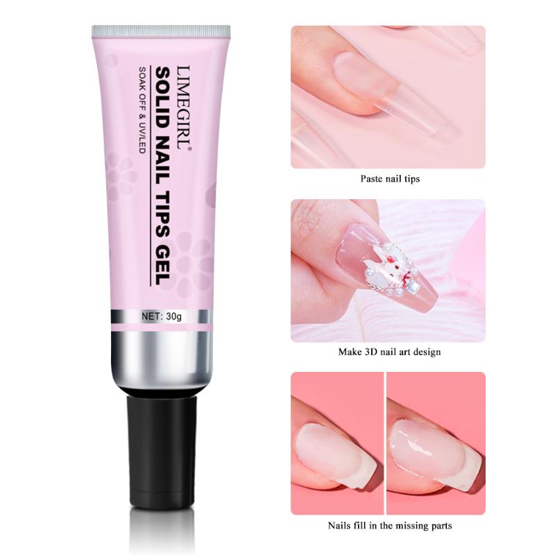 30g Soft Transparent Nail Tips - Nail Art Ideas 评论和价格
